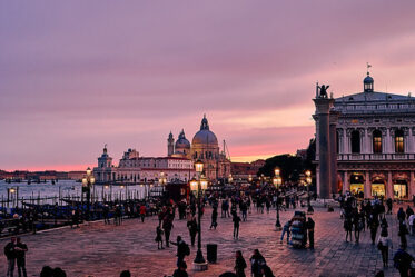 Venice at night